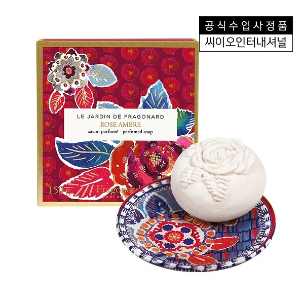 Fragonard Rose Ambre Savon parfume et Porte Savon 香皂JPY带授权招加盟代理