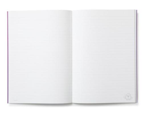 韩国 可爱Line Friends斗殴明星Spike  B5有线笔记本JPY带授权招加盟代理 商品图2