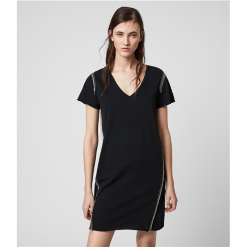 ALLSAINTS EMELYN CHAIN TEE DRE 女士连衣裙JPY带授权招加盟代理