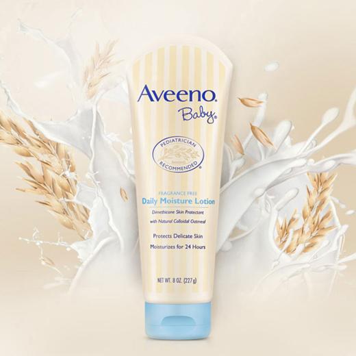 美国艾维诺Aveeno燕麦婴儿身体保湿乳液浅蓝色227g（036647） 商品图0