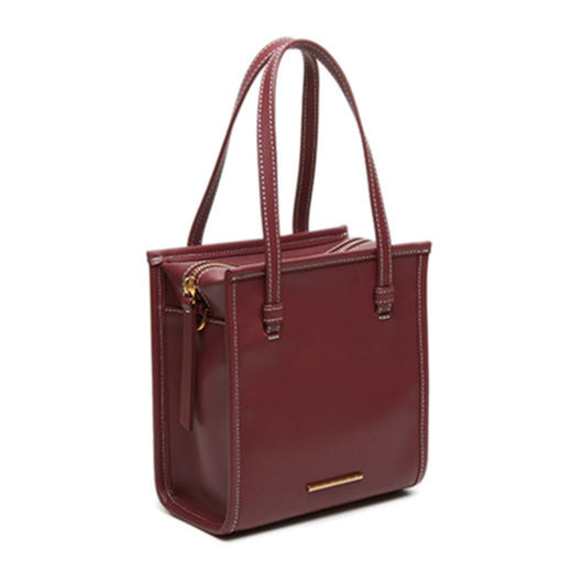 CARLYN [KIM YOUJUNGS PICK]SQUARE BAG 手提包兼斜挎包 WINEJPY带授权招加盟代理 商品图1