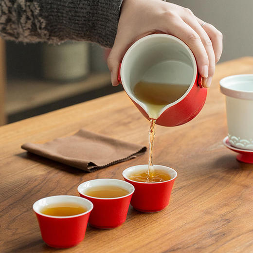 【能带走的泡茶套装】随时随地都能品茶！迷你分享套装，非遗工艺烧制！简化茶道，品茗功夫茶，品茶品德品人生！ 商品图2