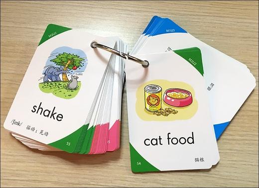 正版 英语生词图片卡(学生用)牛津上海版 四年级第二学期/4年级下 上海小学英语辅导 便携式卡片  英语单词卡片  上海教育出版社 商品图2