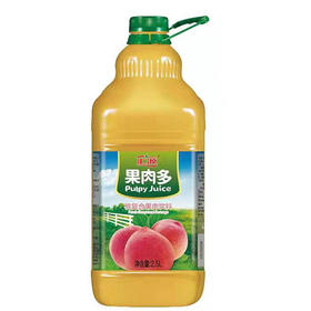 【11.9元/桶】汇源桃果肉饮料2.5L（0400048）