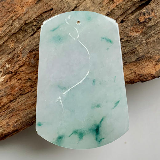 派瑞翡翠 翡翠挂件 糯种 淡清色 商品图1