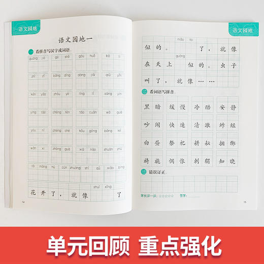 新编同步默写训练 部编版 5年级下册/五年级第二学期 语文 同济大学出版社 新编上海语文教材同步听默写训练 语文默写助手 商品图3