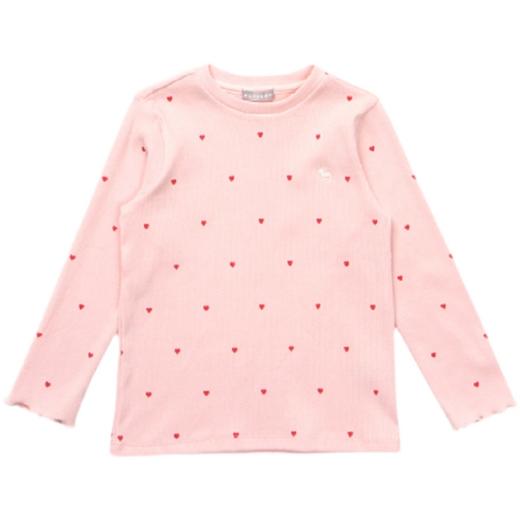 [BLUEDOG] INTERLOCK HEART T SHIRT 兒童上衣JPY带授权招加盟代理 商品图4