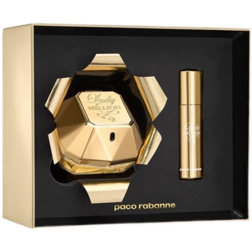 Paco Rabanne Lady Million EDP 80ML + Travel Spray 10ML SetJPY带授权招加盟代理 商品图1