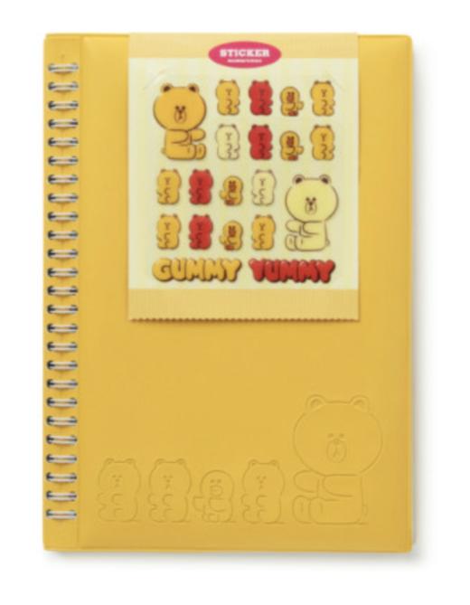 韩国 可爱Line Friends Jelly Brown Sally 365春季规划本JPY带授权招加盟代理 商品图0