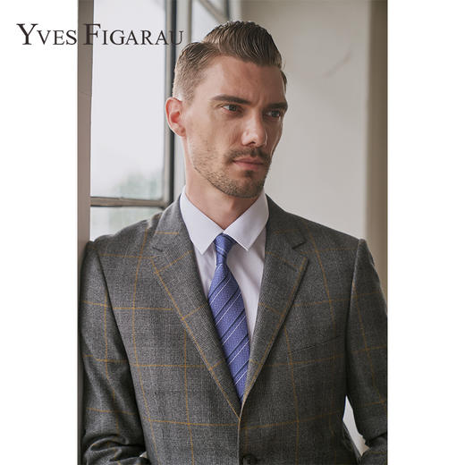 YvesFigarau伊夫·费嘉罗秋冬新款100%绵羊毛商务休闲舒适保暖百搭便西装900601 商品图0