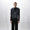 HUMANWORLD 21SS 不规则蛇纹拉链抽绳马甲 商品缩略图0