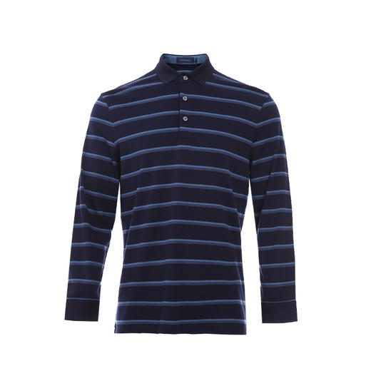 下架-YvesFigarau伊夫·费嘉罗秋冬新款男士条纹舒适商务职场休闲长袖T恤900910 商品图1