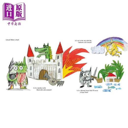 【中商原版】Anna Llenas：The Colour Monster Goes to School 有颜色的怪兽上学去 低幼亲子学前启蒙绘本 平装 英文原版 0-3岁 商品图1