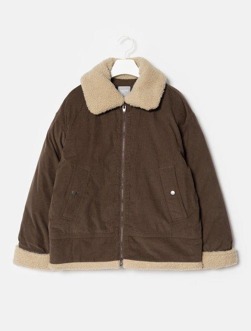 20FW 棕色灯芯绒蟒蛇配色跳线JPY带授权招加盟代理 商品图1