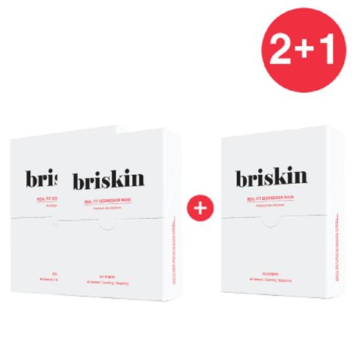BRISKIN REAL FIT SECONDSKIN MASK SOS TRIPLE CARE 面膜 2+1JPY带授权招加盟代理 商品图0