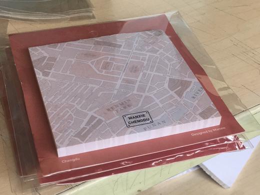 成都地图便签本 商品图0