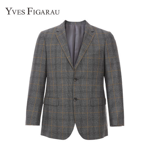 YvesFigarau伊夫·费嘉罗秋冬新款100%绵羊毛商务休闲舒适保暖百搭便西装900601 商品图1