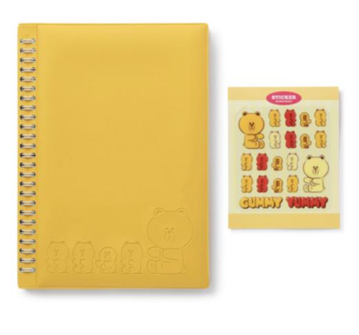 韩国 可爱Line Friends Jelly Brown Sally 365春季规划本JPY带授权招加盟代理 商品图2