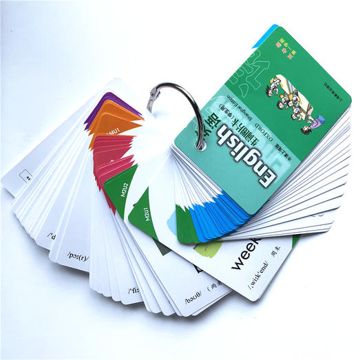 正版现货 英语生词图片卡(学生用) 五年级第一学期/5年级上 牛津上海版 上海小学英语辅导学习卡片 便携式卡片 商品图3