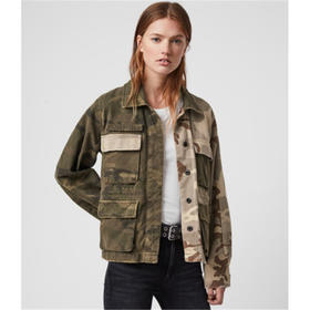 ALLSAINTS FINCH CAMO JACKET 女士夹克JPY带授权招加盟代理
