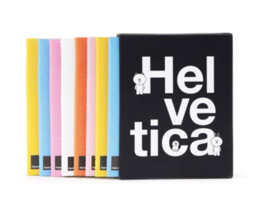 韩国 可爱 Line Friends Helvetica迷你便签套装（每包8件）JPY带授权招加盟代理 商品图2