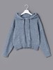 21SS 天蓝色电缆设置连帽针织衫JPY带授权招加盟代理 商品缩略图0