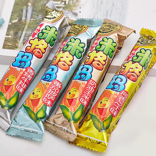 徐福记 小叭叭 米格玛糙米卷 能量棒 粗粮谷物夹心米果卷膨化食品饼干休闲零食品散装混合口味大礼包425g 商品图5