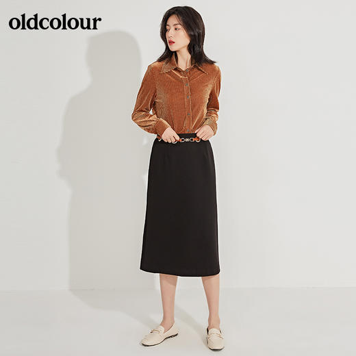oldcolour2021春季新品长袖衬衫女GN11013611 商品图3