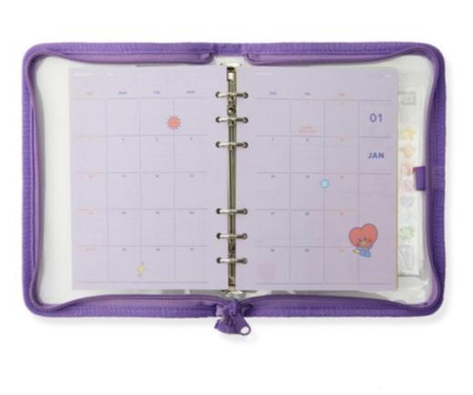 韩国 可爱Line Friends BT21 BABY 2021日记本JPY带授权招加盟代理 商品图2