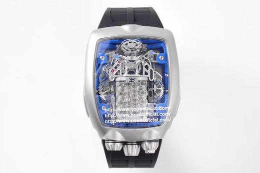 BG厂2021震撼巨献！布加迪威龙联合JACOB&CO（捷克豹）推出——Tourbi llon腕表
腕表尺寸54X44X20毫米与原装一致
整只表由578个零件组成，机械感爆炸 商品图5