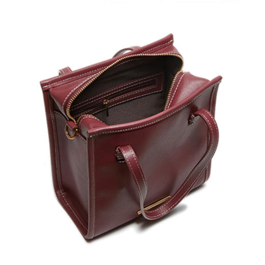 CARLYN [KIM YOUJUNGS PICK]SQUARE BAG 手提包兼斜挎包 WINEJPY带授权招加盟代理 商品图3