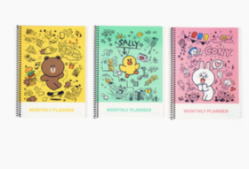 韩国 可爱Line Friends 10,000年月度计划本JPY带授权招加盟代理