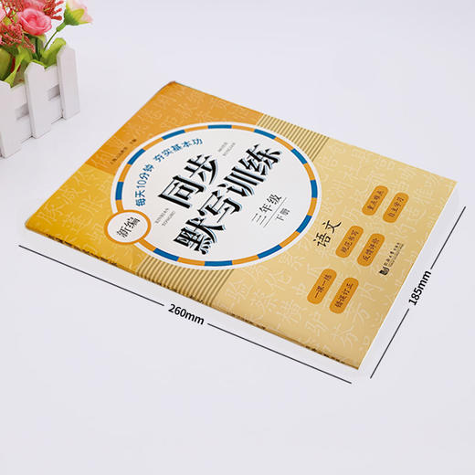 新编同步默写训练 部编版 3年级下册/三年级第二学期 语文 同济大学出版社 新编上海语文教材同步听默写训练 语文默写助手 商品图1
