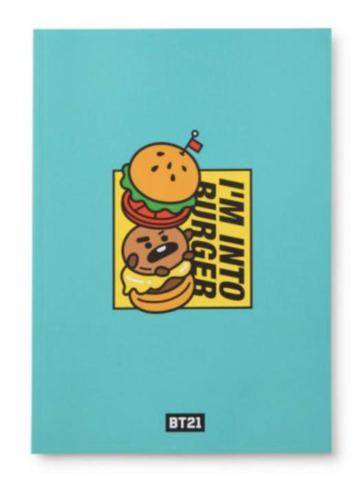 韩国 可爱Line Friends BT21 SHOOKY Byte B5有线笔记本JPY带授权招加盟代理 商品图0