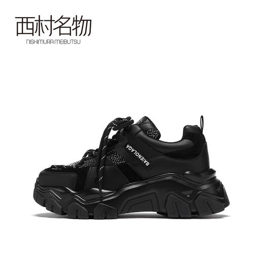 西村名物2021春季新款老爹鞋女ins潮厚底运动鞋网红女鞋X21AM11541 商品图2