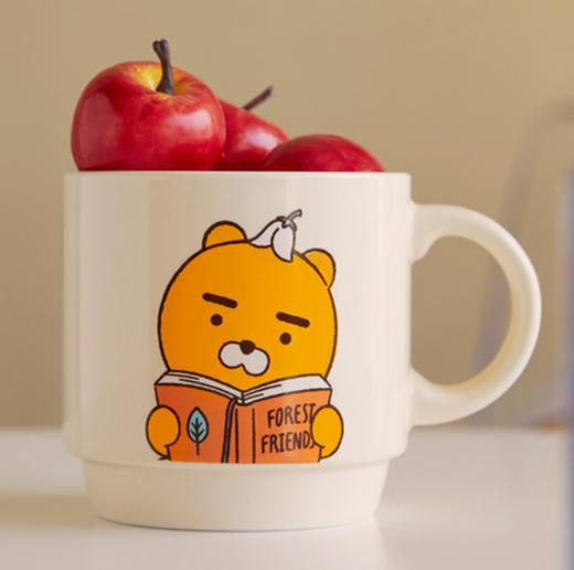 Kakao Friends可爱水杯Ivory马克杯 咖啡杯早餐杯杯子 350ml韩国JPY带授权招加盟代理 商品图3