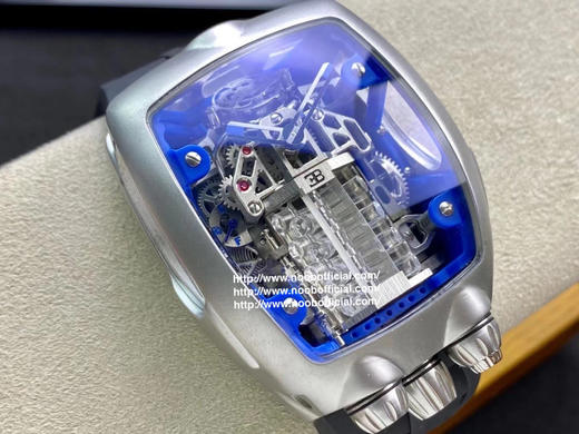 BG厂2021震撼巨献！布加迪威龙联合JACOB&CO（捷克豹）推出——Tourbi llon腕表
腕表尺寸54X44X20毫米与原装一致
整只表由578个零件组成，机械感爆炸 商品图1