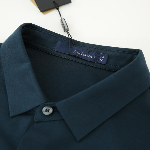 YvesFigarau伊夫·费嘉罗秋冬新款商务休闲简约舒适抗皱长袖衬衫902318 商品图4