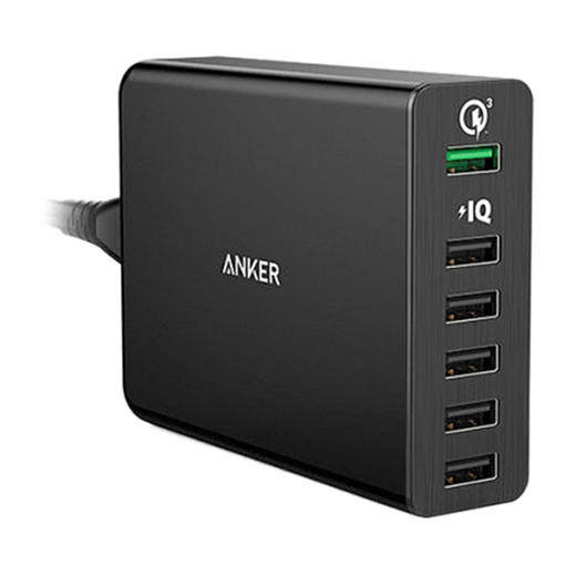 ANKER POWERPORT+6 PORT WITH QUICK CHARGE 3.0 A2063 充电器JPY带授权招加盟代理 商品图0