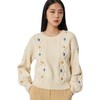 象牙花刺绣针织衫JPY带授权招加盟代理 商品缩略图4