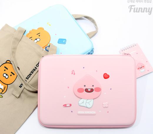Kakao Friends Ryan Apeach 笔记本包电脑包 13寸 可爱卡通 韩国JPY带授权招加盟代理 商品图1