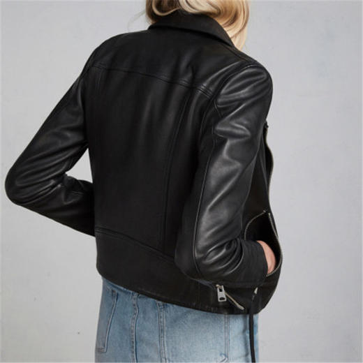 ALLSAINTS WL004N DALBY BIKER 女士皮夹克 BLACKJPY带授权招加盟代理 商品图2