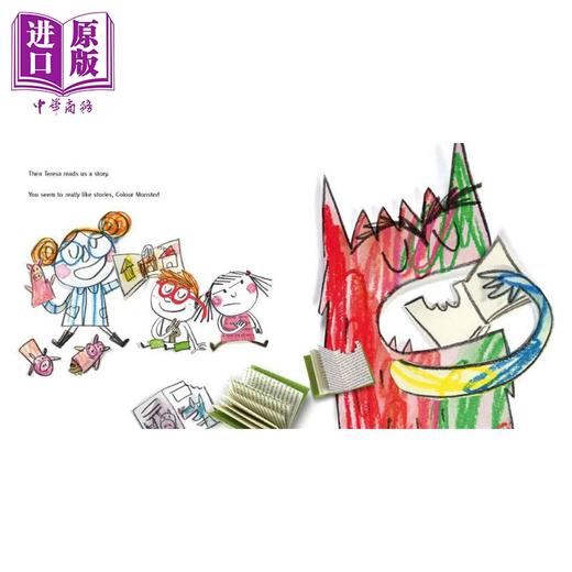 【中商原版】Anna Llenas：The Colour Monster Goes to School 有颜色的怪兽上学去 低幼亲子学前启蒙绘本 平装 英文原版 0-3岁 商品图2