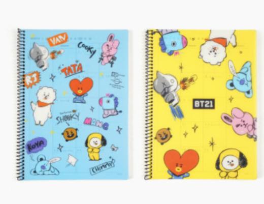 韩国 可爱Line Friends BT21春季月度备忘录JPY带授权招加盟代理 商品图0