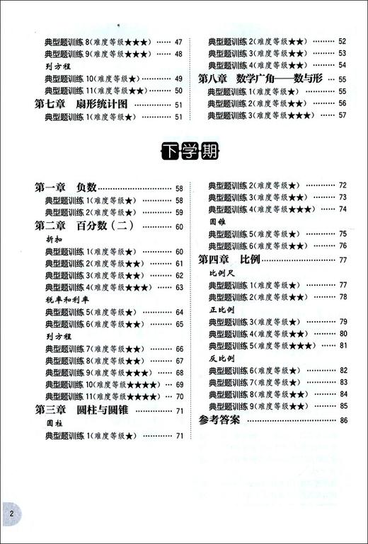 周计划小学数学应用题强化训练六年级大全同步天天练6年级上下册专项训练书阶梯思维训练练习册人教版通用华东理工大学出版社 商品图3