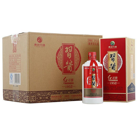 贵州习酒红习酱1952 酱香型53度纯粮白酒 整箱6瓶*500ml包邮 商品图4