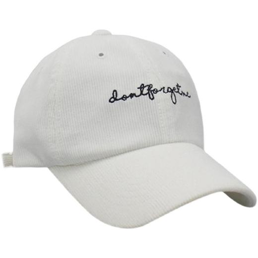 DONTFORGETME 乐天专售 CORDUROY CAP 帽子 WHITEJPY带授权招加盟代理 商品图2