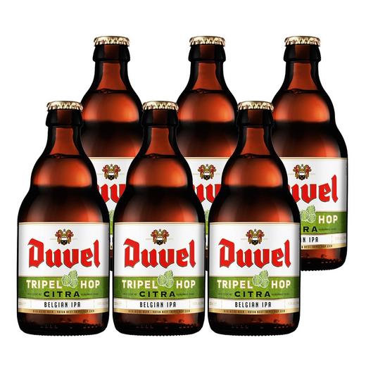 督威（DuveL）比利时 原瓶进口 精酿 三花啤酒 330ml*6瓶 商品图0
