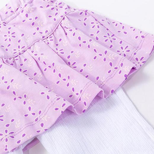 贝贝怡新款春夏季女童宝宝休闲假两件裙裤打底裤透气七分短裤202K2008 商品图11