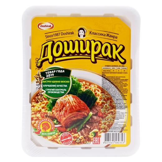 俄罗斯进口多食乐蘑菇速食面方便面泡面韩式泡菜海鲜味90克 商品图0